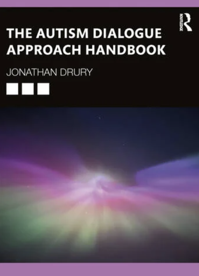 autism dialogue handbook routledge front cover with aurora borealis