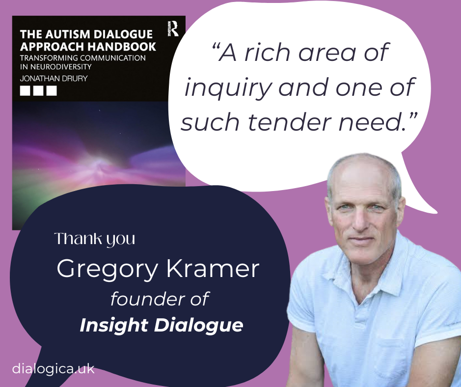 Gregory Kramer quote "A rich area of inquiry and one of such tender need.”